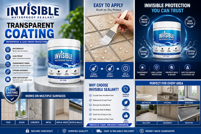 Transparent Waterproof & Leak Proof Coating
